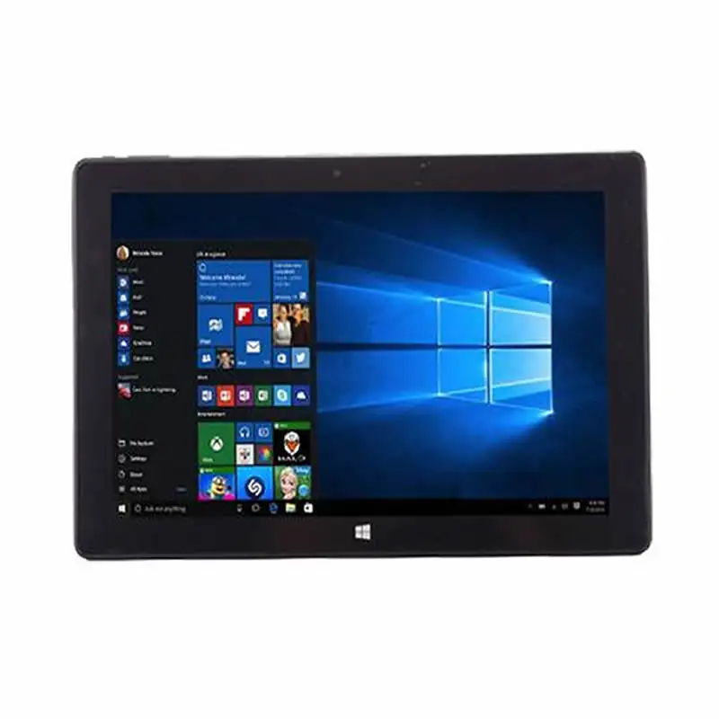 10.1 pouces 2 en 1 tablette pc pour Windows Quad-core 10 points tactile 4gb 64gb intel n3450 ajouter étui à clavier