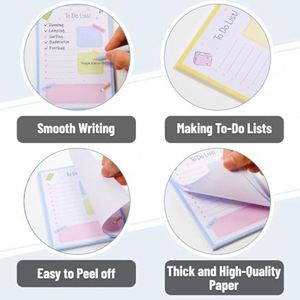 Colorful <b>Sticky</b> <b>Notes</b> High Stickiness High Quality Office Learning Memo Pad Enterprise Customized LOGO Business Gifts - Product Image 4