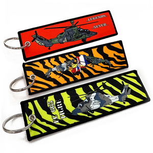 Porte-clés de moto avec logo personnalisé bon marché en gros Porte-clés tissé de marque de voiture <span class=keywords><strong>pour</strong></span> le vol - Product Image 1