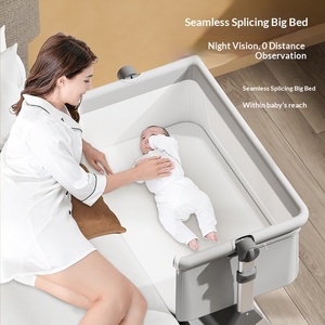 <span class=keywords><strong>Culla</strong></span> Multifunzione per Neonati in Tessuto Peluche, Altezza Regolabile, Anti-rinneglio, Pieghevole e Mobile, <span class=keywords><strong>Dimensioni</strong></span> Grande/Piccola - Product Image 3