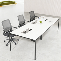Ensemble de mobilier de bureau, table de réunion, table de conférence moderne