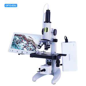 OPTO-EDU A33.5102 Mikroskop Digital Biologis, Mikroskop Video Mikroskop LCD 7 Inci 2.0M USB dengan LCD - Product Image 1