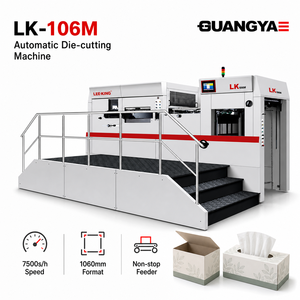 Máquina Troqueladora Automática Profesional LK-106M de 1060 mm para Cajas de Pañuelos Faciales y Embalajes de Cartón para Productos del Hogar - Product Image 1
