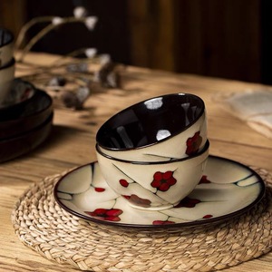 Juego de vajilla de cerámica para microondas con platos antiquemaduras creativos chinos para el hogar - Product Image 5