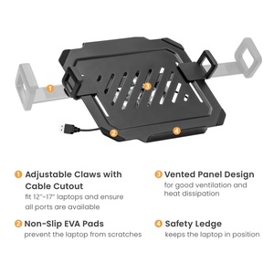 NBH-8GL RGB chơi game máy tính xách tay Quạt làm mát Cooler Pad cơ sở cho màn hình ARM núi - Product Image 2