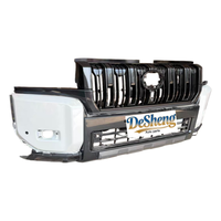 Bagian yang Dilepas: Bumper Mobil dengan Lampu LED, Grille, Radiator, Fender, Kaca Depan, Kap Mesin, untuk Toyota Prado LC250 Body Kit Mobil.