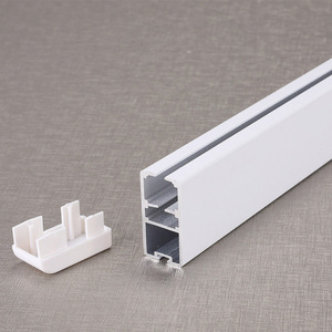 Rail inférieur pour stores enrouleurs en alliage d'aluminium blanc, 6 mètres, série 6000, pour stores enrouleurs électriques, fabricant de Foshan - Product Image 3
