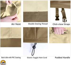 420d Oxford Tissu <span class=keywords><strong>Parasol</strong></span> Parapluie Couverture Étanche Patio Couverture Jardin Extérieur Meubles Romain Parapluie Couverture Avec Fermeture Éclair - Product Image 4