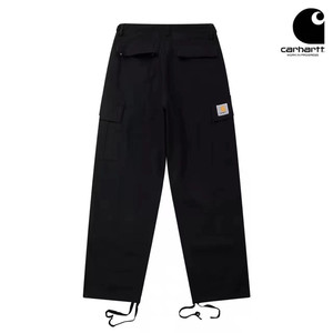Vente en gros de salopettes de marques de mode européennes et américaines Pantalons décontractés multi-poches amples en polyester/coton mi-plats pour hommes - Product Image 6