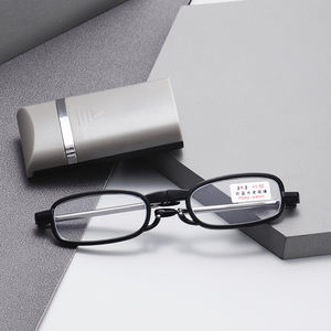 نظارات قراءة محمولة قابلة للطي للرجال والنساء، لكبار السن، عادية، عالية الوضوح، مضادة للضوء الأزرق، نظارات قراءة JJ 812 - Product Image 2