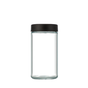 Bocaux en verre de 3 oz avec couvercle noir résistant aux enfants, contenants de stockage à parois droites pour le <span class=keywords><strong>miel</strong></span>, les épices, les cosmétiques DIY, les herbes, les bougies - Product Image 2