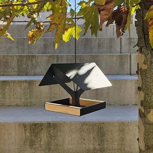 Металлическая подвесная кормушка для птиц JH-Mech с отсоединяемым дном, легко моющаяся и заполняемая, из высококачественных материалов - Product Image 1