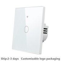 Interrupteur intelligent Wifi Tuya 1/2/3/4 Gang Interrupteur tactile sans fil neutre Interrupteurs muraux pour la commande vocale Alexa Google