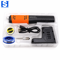 Kit de fer à souder numérique USB 8W 10W, 1500mAh 6Wh, rechargeable, type C, réglable 200-450°C, outil de réparation électronique portable