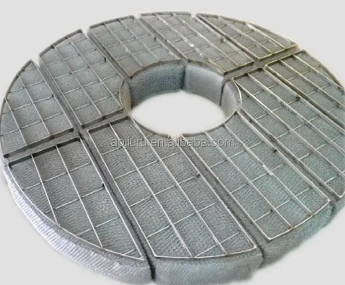 Stainless Steel Knitted Wire Mesh Mist Eliminator York Mesh 431 Demister Pad