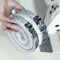 Vente en gros de tissus faits main 20 40 pièces rouleau de gelée 100% coton tissus matelassés bandes patchwork couture pour bricolage couture artisanat d'art