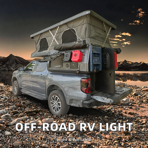 Caravana Todoterreno 2024 con <span class=keywords><strong>Techo</strong></span> Elevable de Aluminio Ligero y Plataforma Extensible, Compatible con Tundra/Raptor, Lista para Expediciones Polares - Product Image 3