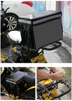 Sac isotherme pliable et portable pour livraison de repas, personnalisé OEM, en bâche 1680D, doublure en feuille d'aluminium, étanche, pour la restauration