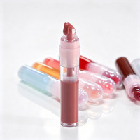 Brillo Labial Hidratante con Efecto Espejo, Logotipo Personalizado OEM ODM, Aceite Labial Brillante para Marca Privada