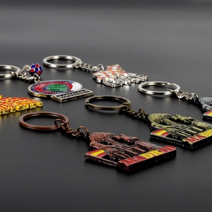 Llavero de Recuerdo de Aleación de Zinc con Motivos Culturales Españoles, Lugares Emblemáticos Arquitectónicos, Motivos de Fútbol, Cultura de la Lucha de Toros, Regalo de <span class=keywords><strong>Madrid</strong></span> - Product Image 3
