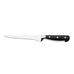 CUCINART LINE PROFESSIONAL BONING KNIFE 16CM Acier inoxydable Ambidextre Finition haute brillance Très tranchant Fabriqué en Italie - Product Image 1