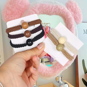 <b>Beaded</b> <b>Braided</b> Hair Tie Lotus Root Rope Fabric Manual Daily Use All Colors Match Spring 2023 Jinhua - Product Image 4