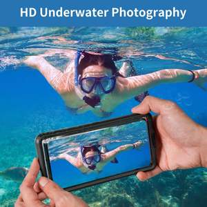 Funda de teléfono impermeable de autocomprobación para teléfonos inteligentes de 6,9 pulgadas, carcasa subacuática IP68 de 33 pies con pantalla táctil y cubierta de cámara HD - Product Image 5