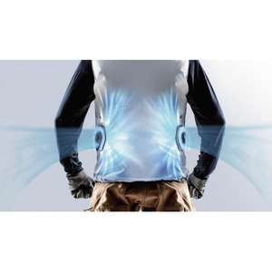 Makita-เสื้อกั๊กระบายอากาศ DFV210AXL LXT®/Cxt®18V/14.4V/12V สูงสุด (ไม่มีแบตเตอรี่)-แจ็คเก็ตทำงาน0088381747943 - Product Image 2