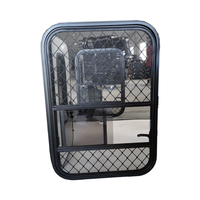 Remise d'été Cadre de porte en alliage d'aluminium Serrure à point unique Porte pour camping-car Remorque RV