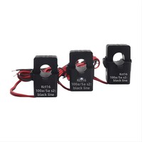 Transformador de Corriente de Tipo Abierto de Alta Precisión KCT16, Otras Fases, 100A/5A, 150A/5A, 200A/5A, Estructura de Bobina Dividida, 50-400Hz, Tipo Snap-On