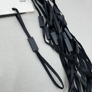 Cuerda de nailon con hebilla manual para cerrar etiquetas colgantes de plástico selladas, cuerda para anillas de etiquetas, cuerda para etiquetas colgantes con cierre de cinta de satén para ropa - Product Image 4