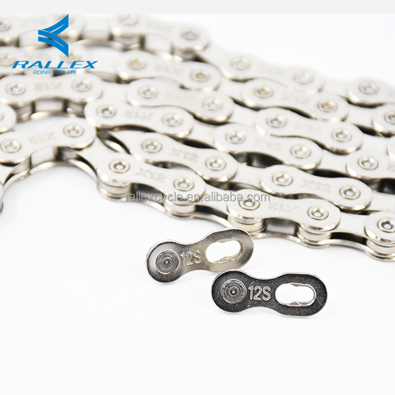 RALLEX High Quality Wholesale fahrrad kette 10/11/12 geschwindigkeit Chain Hollow Full Hollow Mountain Bike Chain