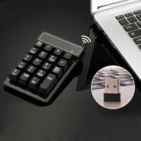 2.4G Kablosuz Optik Mini Numara Tuş Takımı USB Arayüzü Ofis Masaüstü Dizüstü Tabletler için Yeni Klavye-K3