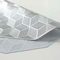 Set de table en PVC isolant, style européen, ajouré, imperméable, luxe léger, forme irrégulière, diamètre 38 cm, pour décoration de table à manger