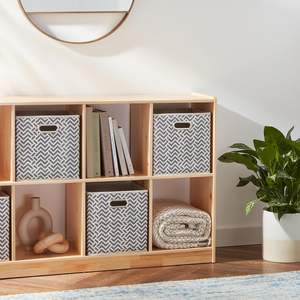 <b>Collapsible</b> Fabric Cube <b>Storage</b> <b>Boxes</b> <b>Storage</b> Cube with Handle - Product Image 6