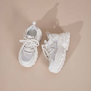 Nouvelle Collection Printemps-Été 2026 : Baskets Légères pour Femmes avec Strass et Semelles Épaisses, Idéales pour les Petites Tailles - Product Image 4