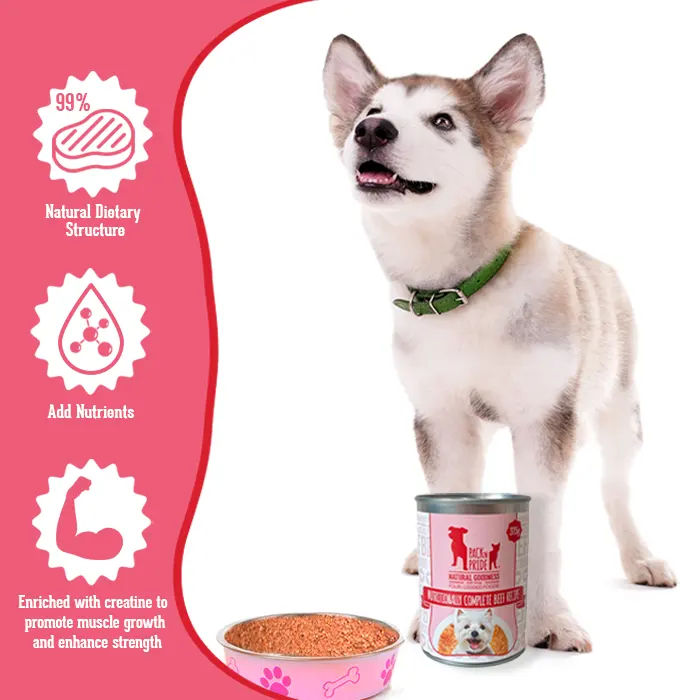 Factory Supply Customized 375g OEM ODM Canned Cat Wet Food Canned High Fiber Chicken Flavor For Pets
