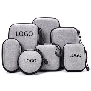 มีสินค้าในสต็อก หรือรับทำโลโก้ กระเป๋าเก็บสาย USB ขนาดเล็กแบบพกพา - Product Image 1