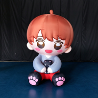 Costume de mascotte gonflable personnalisé, personnage de dessin animé, tissu Oxford, modèle géant pour la décoration d'événements en plein air