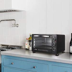 Minihorno eléctrico multifunción para el hogar, <span class=keywords><strong>25</strong></span> <span class=keywords><strong>litros</strong></span>, para hornear pan, hacer pizza, con CE - Product Image 6