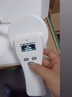 Lector y Grabador de Microchip RFID Portátil de 134.2Khz para Perros, PDA de Mano para Mascotas