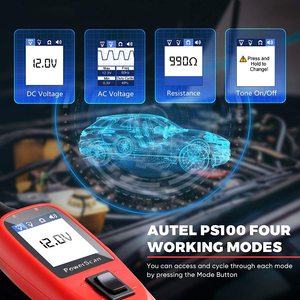 เครื่องวิเคราะห์เครื่องยนต์ PowerScan PS100 OBD2 สำหรับยานยนต์ 12V ปี 2022 รับประกัน 12 เดือน - Product Image 1