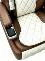 Kursi Kapten Kulit Dua Warna Mewah VIP dengan Pijat Elektrik untuk Interior Alphard Hiace Land Cruiser