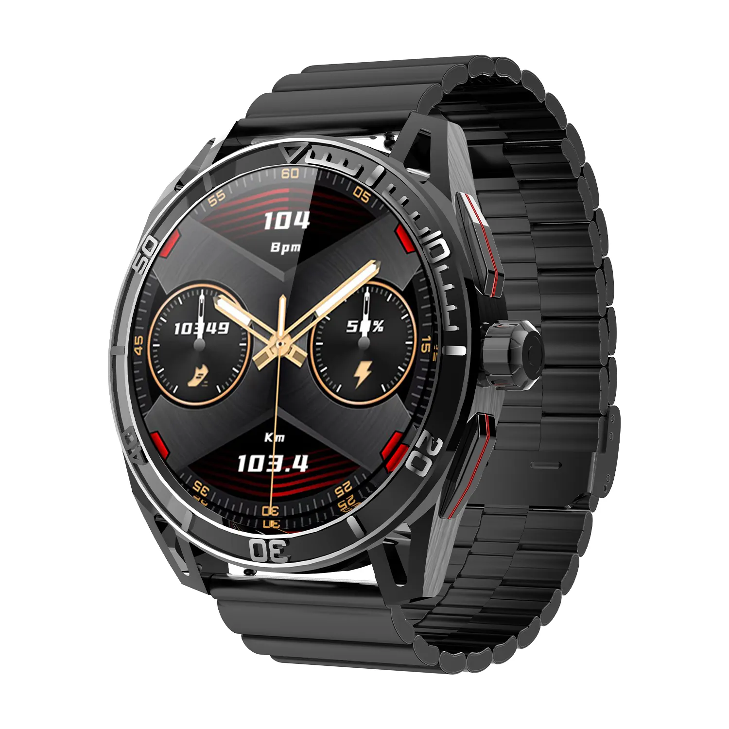 Smart Watch Hd30 Ip68 Waterproof Nfc Real Time Monitoring Single Core Dual Mode Hd Bt Calling 1.43 Inch Round Screen