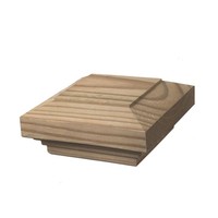 Capuchons de poteaux en bois 4x4, capuchons de poteaux de clôture en cèdre, résistants à la pourriture