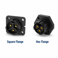 Konektor Kabel Sirkular Tahan Air M25 Push Lock Power Signal Aviation 180 90 Derajat Plug Socket untuk RV Marine Battery Pack