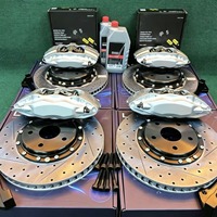 Caliper en Oferta, Caliper de Freno para Automóvil F50 de 4 Pistones, Kit de Frenos Grandes para Volkswagen Santana, Tiguan, T4, T5, TERAMONT, Polo, Golf GTI MK6, MK7, M5