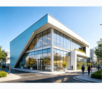Structures en acier haute résistance pour la construction préfabriquée immobilière, conception de barndominiums préfabriqués écologiques et de hangars de stockage