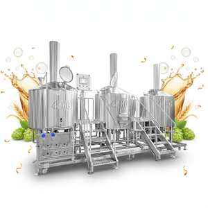 <span class=keywords><strong>Set</strong></span> di Attrezzature per la Produzione di Birra Industriale Automatica HG con Capacità di 1000L e 2000L, Facile Utilizzo - Product Image 1