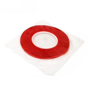 Ruban adhésif transparent double face en acrylique résistant à la chaleur rouge PET, forte adhérence, pour la réparation d'écran LCD de téléphone portable - Product Image 1